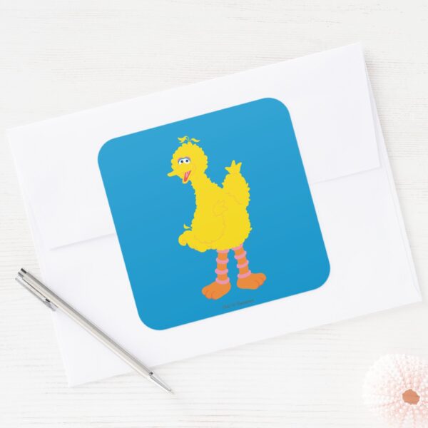 Big_Bird_Graphic_Square_Sticker_3 Big Bird Graphic Square Sticker