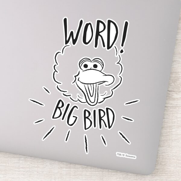 Big_Bird_Skate_Logo_-_Word!_Big_Bird_Sticker_1 Big Bird Skate Logo Word Big Bird Sticker