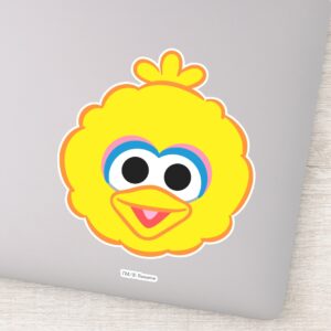 Big Bird Smiling Face 2 Sticker