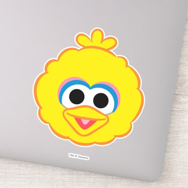 Big_Bird_Smiling_Face_2_Sticker_1 Big Bird Smiling Face 2 Sticker