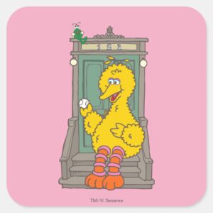 Big Bird Vintage Square Sticker