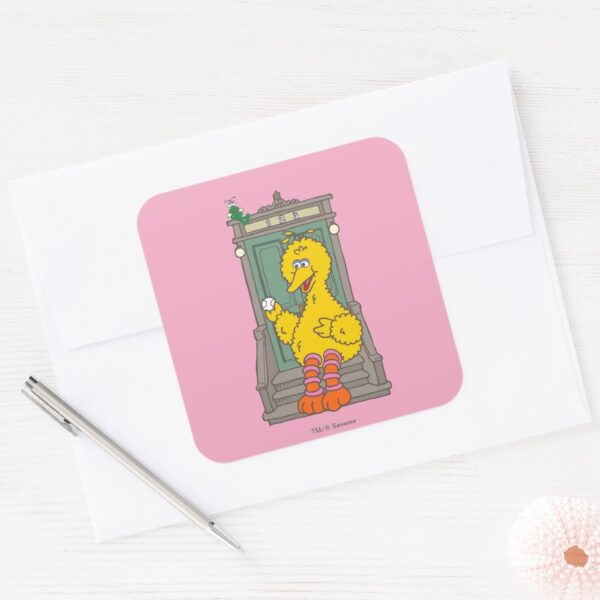 Big Bird Vintage Square Sticker