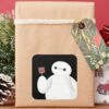 Big Hero 6 Baymax With Lollipop Square Sticker