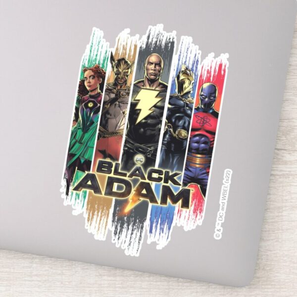 Black_Adam_Characters_In_Stripes_Graphic_Sticker_9 Black Adam Characters In Stripes Graphic Sticker