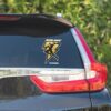 Black Adam Lightning Bolt Character Illustration Sticker