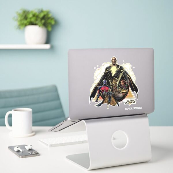 Black Adam Triangular Group Graphic Sticker