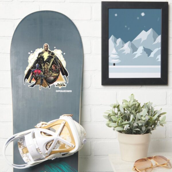 Black Adam Triangular Group Graphic Sticker