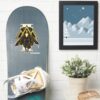 Black Adam Triangular Pillar Graphic Sticker