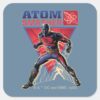Black Adam Atom Smasher Character Graphic Square Sticker