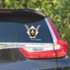 Black Adam Hawkman Helmet Graphic Sticker