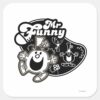 Black_&_White_Mr._Funny_Square_Sticker_1 Black White Mr. Funny Square Sticker