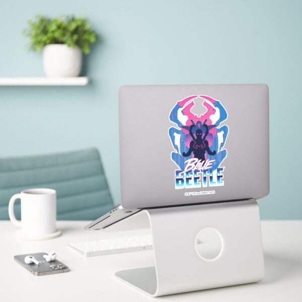 Blue_Beetle_Retrowave_Versus_Graphic_Sticker_3 Blue Beetle Retrowave Versus Graphic Sticker