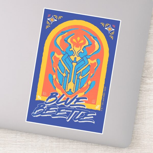 Blue_Beetle_Scarab_Talavera_Graphic_Sticker_8 Blue Beetle Scarab Talavera Graphic Sticker