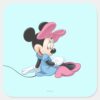 Blue_Minnie___Sitting_Square_Sticker_1 Blue Minnie Sitting Square Sticker