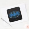 Blue_Smoke_Bat_Symbol_Square_Sticker_3 Blue Smoke Bat Symbol Square Sticker