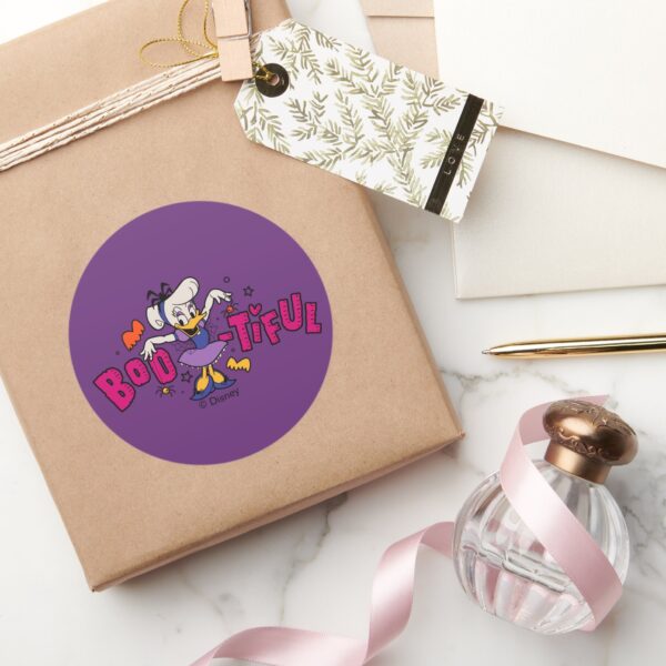 Boo-tiful_Daisy_Duck_Halloween_Dress_Classic_Round_Sticker_5 Boo Tiful Daisy Duck Halloween Dress Classic Round Sticker