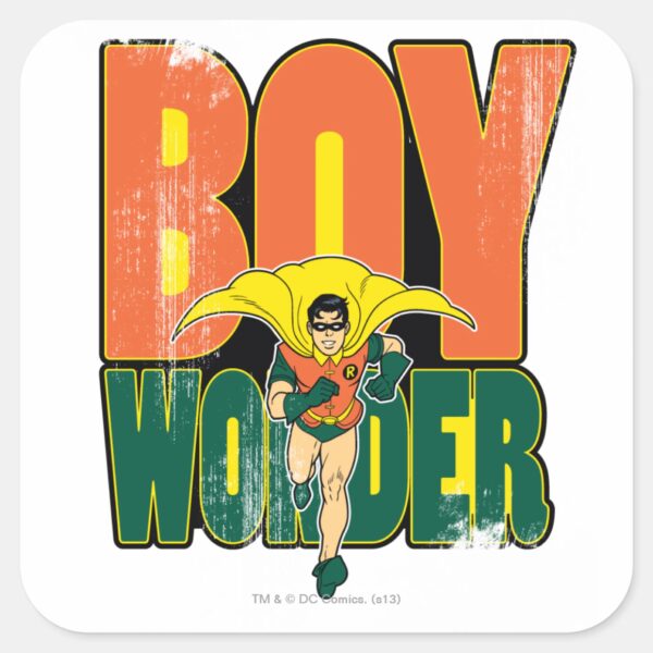 Boy_Wonder_Graphic_Square_Sticker_1 Boy Wonder Graphic Square Sticker
