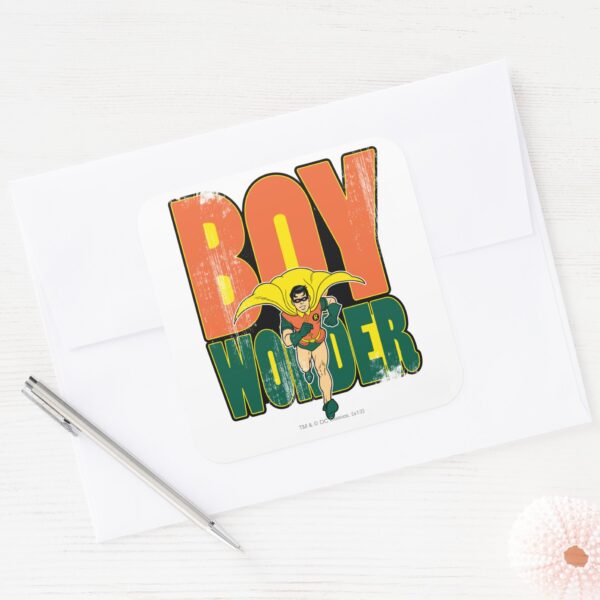 Boy_Wonder_Graphic_Square_Sticker_3 Boy Wonder Graphic Square Sticker