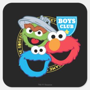 Boys Club Monsters Square Sticker