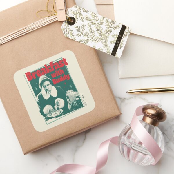 Breakfast With Buddy Square Sticker