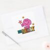 Bright_Pink_Mr._Messy___Sparkling_Stars_Square_Sticker_3 Bright Pink Mr. Messy Sparkling Stars Square Sticker