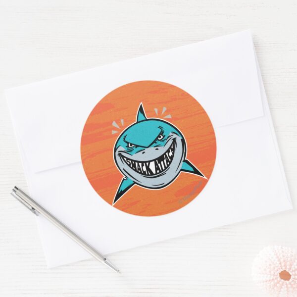 Bruce_-_Shark_Attack_Classic_Round_Sticker_3 Bruce Shark Attack Classic Round Sticker