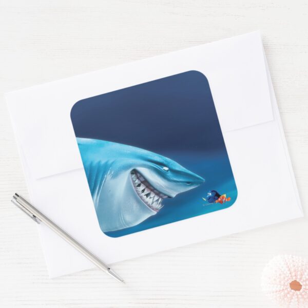 Bruce,_Nemo_and_Dory_1_Square_Sticker_3 Bruce Nemo And Dory 1 Square Sticker