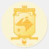 Brutalist_HUFFLEPUFF™_Crest_Classic_Round_Sticker_1 Brutalist HUFFLEPUFF™ Crest Classic Round Sticker