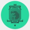 Brutalist_SLYTHERIN™_Crest_Classic_Round_Sticker_1 Brutalist SLYTHERIN™ Crest Classic Round Sticker