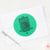 Brutalist_SLYTHERIN™_Crest_Classic_Round_Sticker_3 Brutalist SLYTHERIN™ Crest Classic Round Sticker