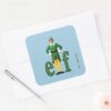 Buddy The Elf Movie Logo Square Sticker