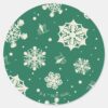 Buddy The Elf Snowflake Pattern Classic Round Sticker