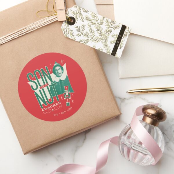 Buddy The Elf Son Of A Nutcracker Classic Round Sticker