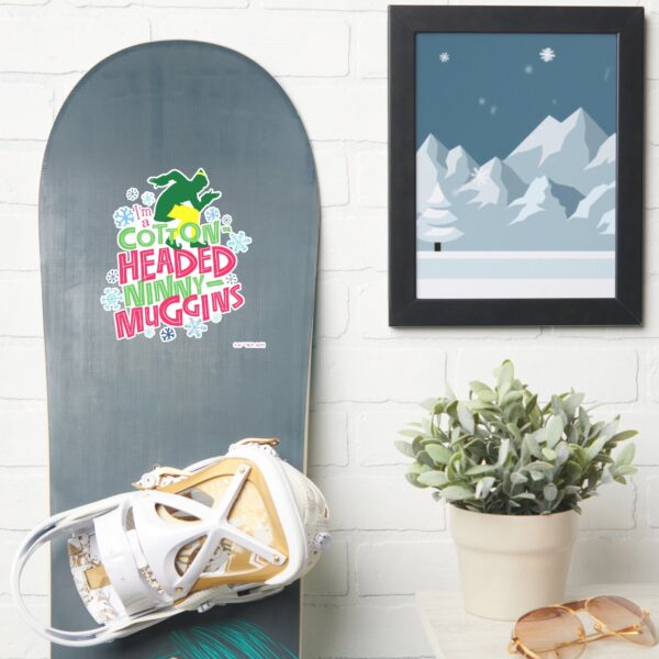 Buddy The Elf Cotton Headed Ninny Muggins Sticker
