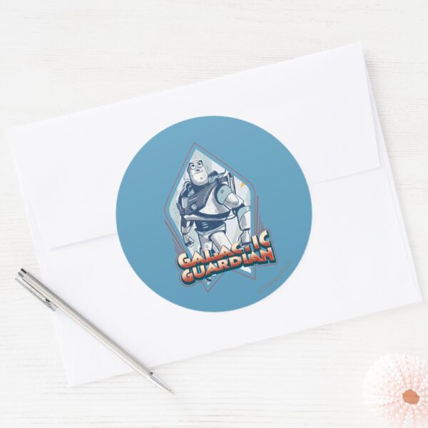 Buzz Lightyear Gallactic Guardian Classic Round Sticker