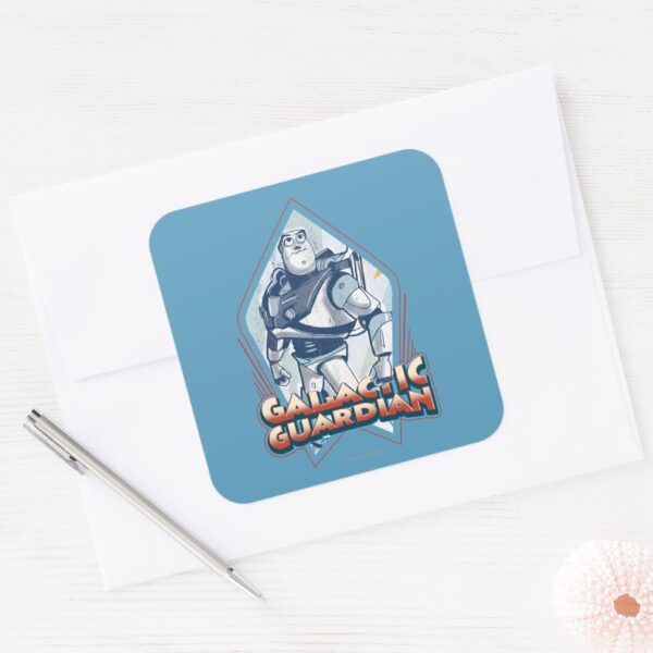 Buzz Lightyear Gallactic Guardian Square Sticker