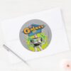 Buzz Lightyear The Galaxy Needs A Hero Classic Round Sticker