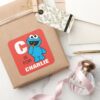C_is_for_Cookie_Monster___Add_Your_Name_Square_Sticker_5 C Is For Cookie Monster Add Your Name Square Sticker