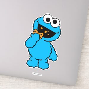 C Is For Cookie Monster Add Your Name Sticker