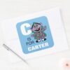 C_is_for_Count_von_Count___Add_Your_Name_Square_Sticker_3 C Is For Count Von Count Add Your Name Square Sticker