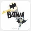 Calling_Batman_Graphic_Square_Sticker_1 Calling Batman Graphic Square Sticker