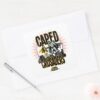 Caped_Crusaders_Graphic_Square_Sticker_3 Caped Crusaders Graphic Square Sticker