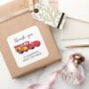 Cars Lightning McQueen Baby Shower Thank You Square Sticker