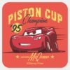 Cars 3 Lightning McQueen 95 Piston Cup Champ Square Sticker