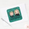 Cartoon_Draco_and_Lucius_Malfoy_Character_Art_Square_Sticker_3 Cartoon Draco And Lucius Malfoy Character Art Square Sticker
