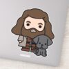 Cartoon_Hagrid_and_Fang_Character_Art_Sticker_1 Cartoon Hagrid And Fang Character Art Sticker