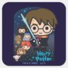 Cartoon_Harry_Potter_Chamber_of_Secrets_Graphic_Square_Sticker_1 Cartoon Harry Potter Chamber Of Secrets Graphic Square Sticker