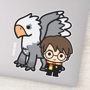 Cartoon_Harry_Potter_and_Buckbeak_Sticker_1 Cartoon Harry Potter And Buckbeak Sticker