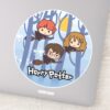 Cartoon_Harry,_Ron,_&_Hermione_Flying_In_Woods_Sticker_1 Cartoon Harry Ron Hermione Flying In Woods Sticker
