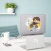 Cartoon_Harry_and_Hedwig_Flying_Past_Hogwarts_Sticker_3 Cartoon Harry And Hedwig Flying Past Hogwarts Sticker